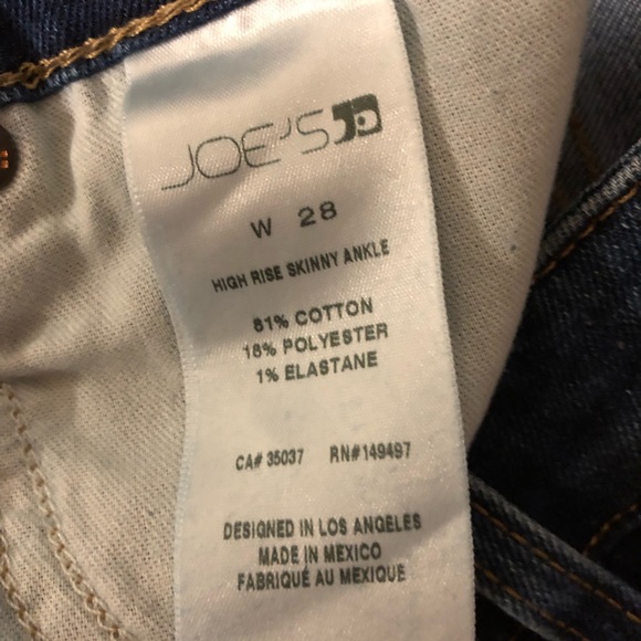 NWOT Joe’s Jeans, just tried on but too tight! - Picture 3 of 4